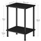 Minimalist Industrial Side Table Durable, Tool-Free Assembly, Supports 50 lbs
